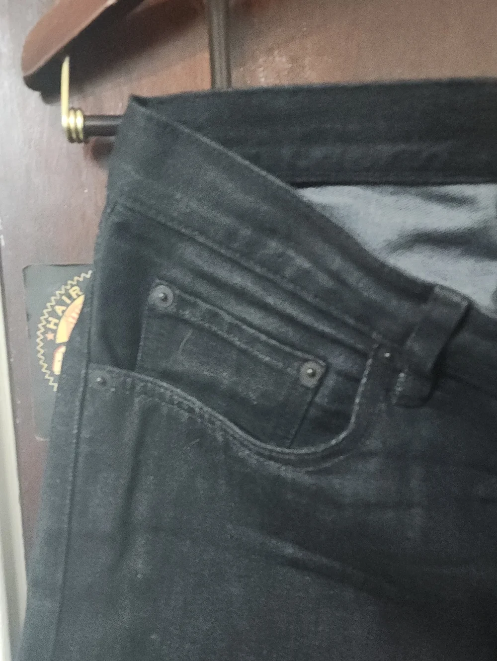 Uniqlo Regular Fit Black Denim Jeans